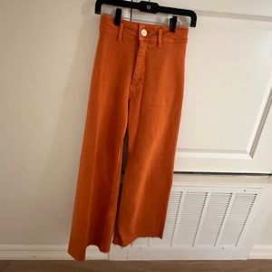 Zara Marine straight jean, orange